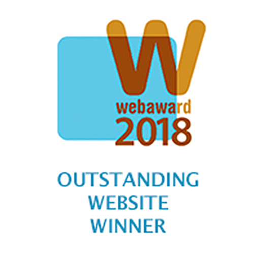 2018 WebAward For Outstanding Achievement
        in Web Development